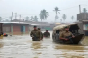 फेंजल साइक्‍लोन से हाहाकार घर-बाजार सब डूबे, लोगों को बचाने उतरी आर्मी.