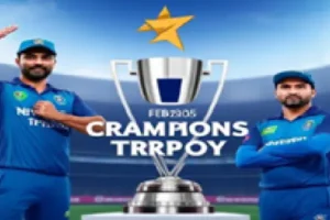 ICC Champions Trophy 2025: पाकिस्तान में टूर्नामेंट की शुरुआत 19 फरवरी से।