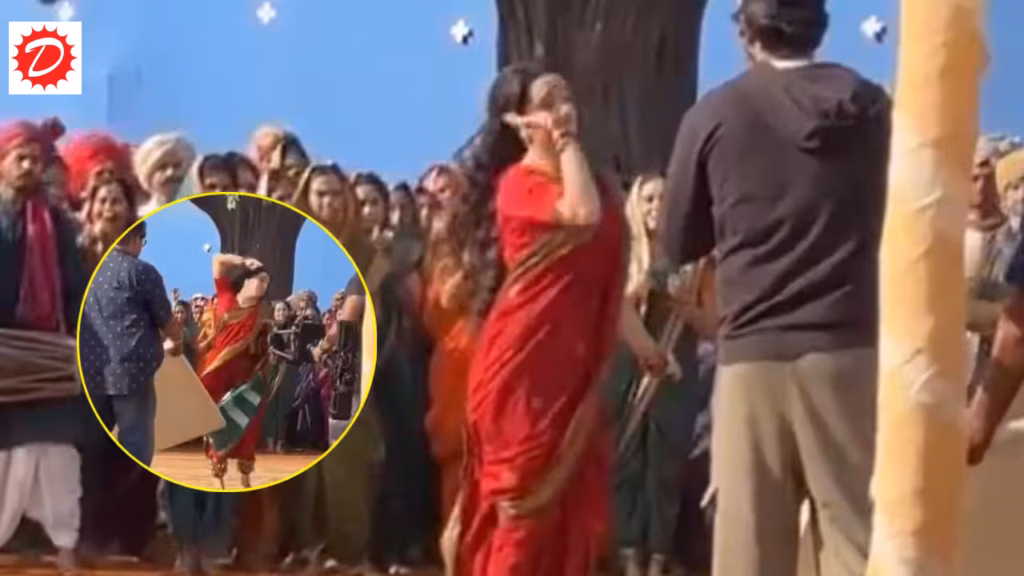 श्रद्धा कपूर का 'ईथा' सेट से लाल साड़ी में सिजलिंग लुक वायरल, फैंस ने दिया जबरदस्त रिएक्शन